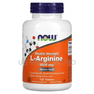 NOW Foods, L-Arginine, Double Strength, 1000 Mg, 120 Tablets