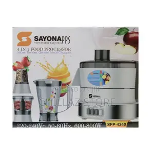 Sayona SFP 4339 4-in-1 Food Processor