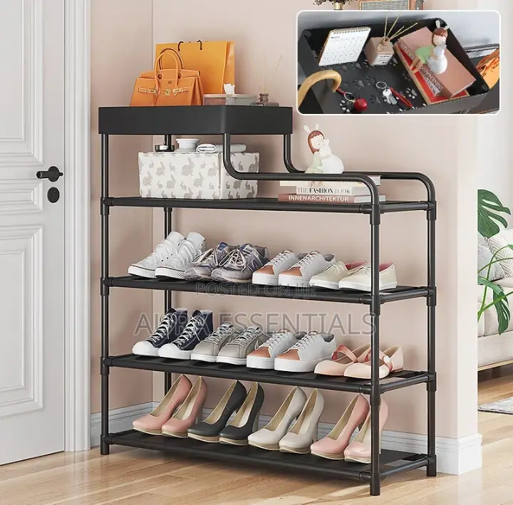 2 in 1 Entryway Modern Shoe Rack