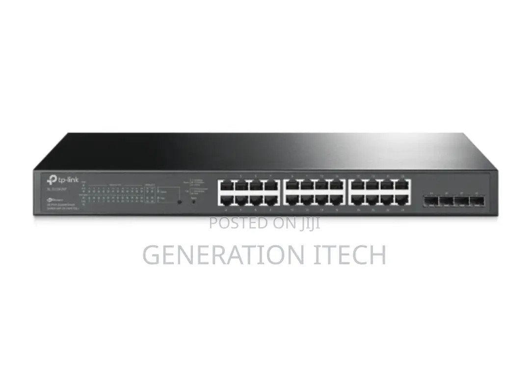 TP LINK Jtstream 28 Port Gigabit Smart Switch 24-Port Poe+