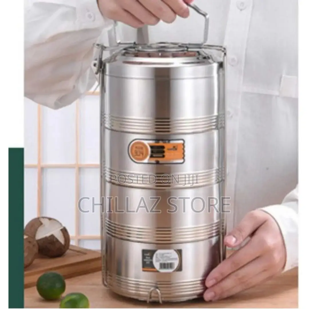 Stainless Steel 16 CM Air Tight 4 Layers Food Container