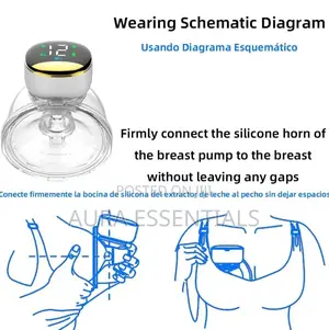 Wireless Wearable Breast Pump Milk Extractor