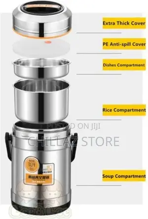 Steel Food Flask,Lunch Box 2.6 Litres Container –