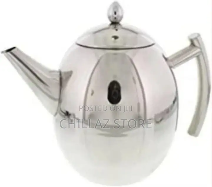 1liter Egg Shaped Teapot Kettle With Infuser Filter-