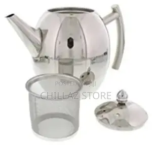1liter Egg Shaped Teapot Kettle With Infuser Filter-