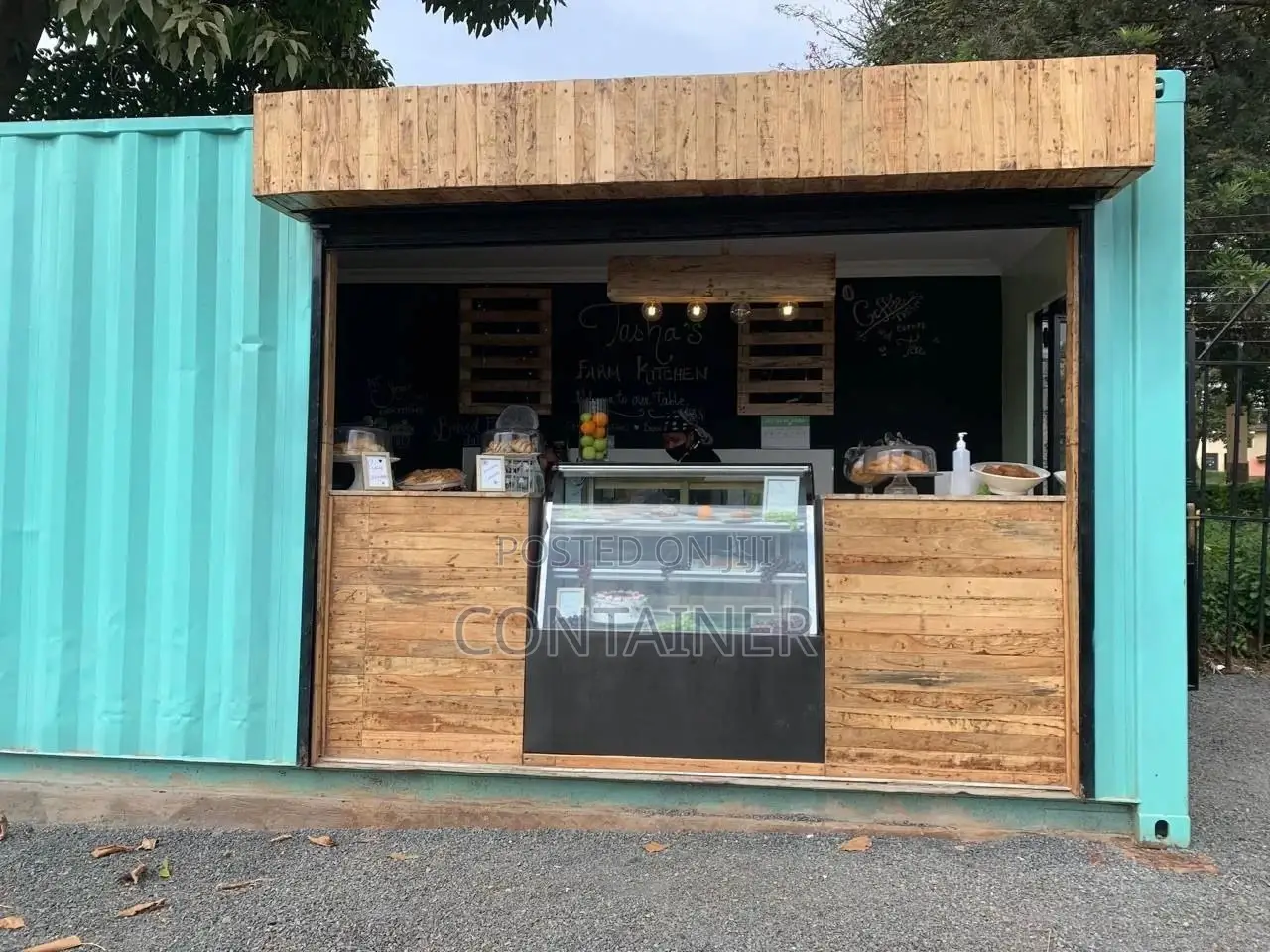 Portable Container Kiosk Shops Construction
