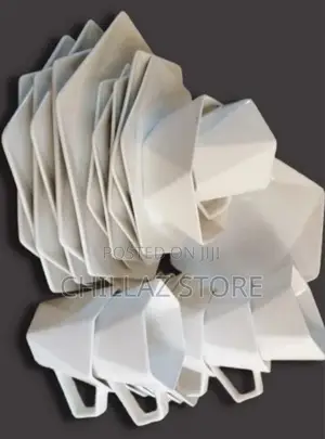 24 Pieces of Hexagonal Plates, Bowls, Cups, Dinner Set-