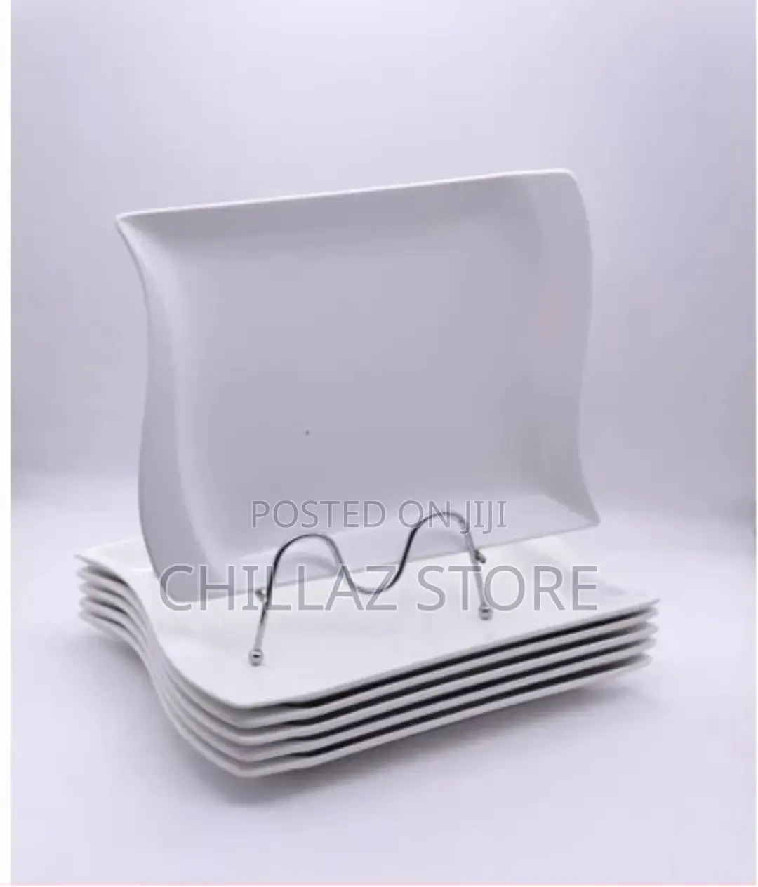 6 Pieces of Rectangle Ceramic Dinner Plates –