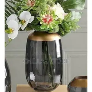 Glass Bowl, Flower Vase for Table, Living Room Kitchen Decor
