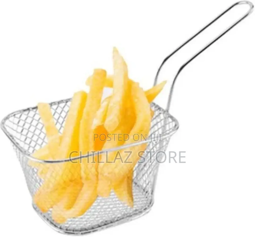 Square Mesh Frying Basket French Fry Chips Net Strainer