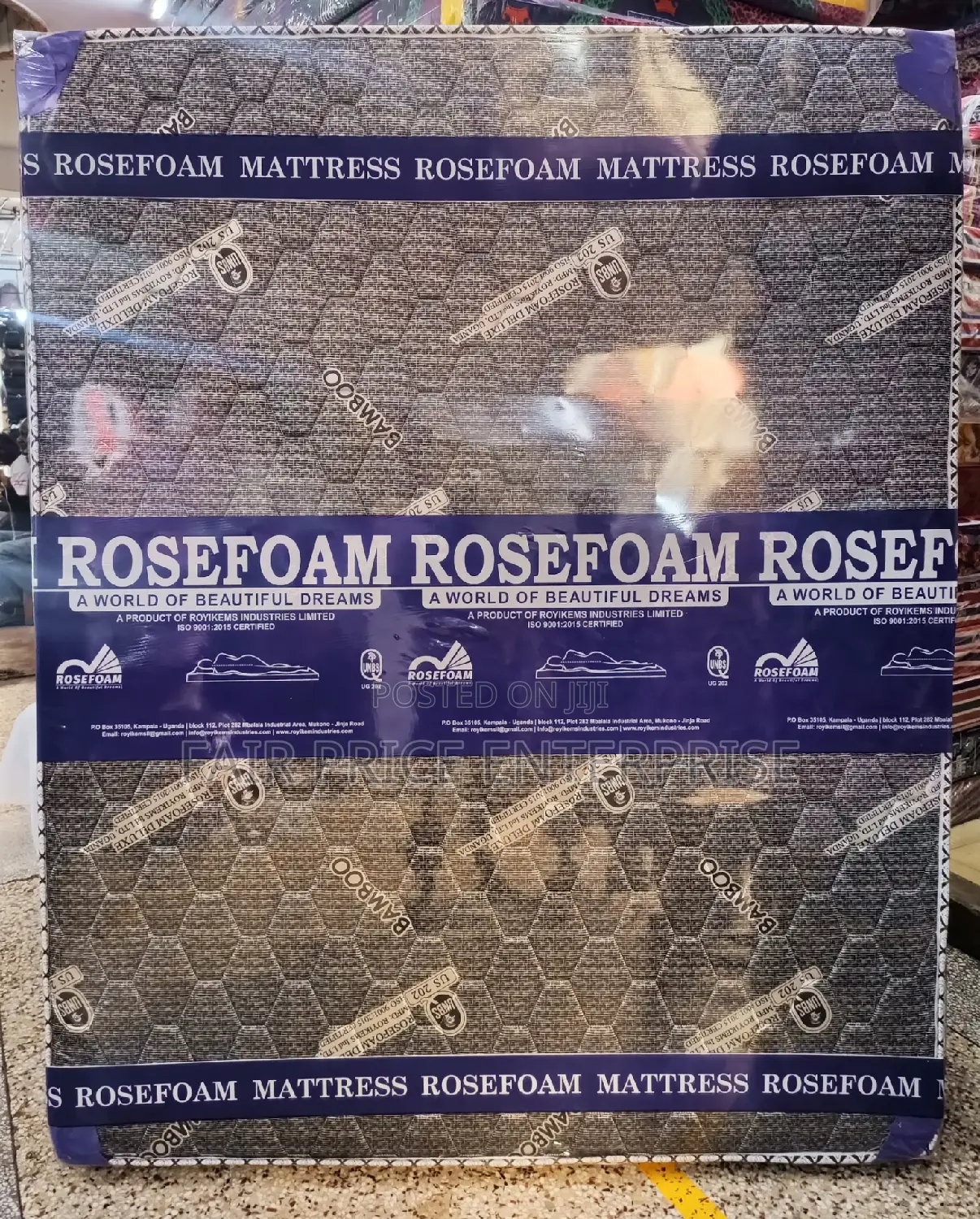Mattress Rosefoam High Density 5*6 By6 Inches