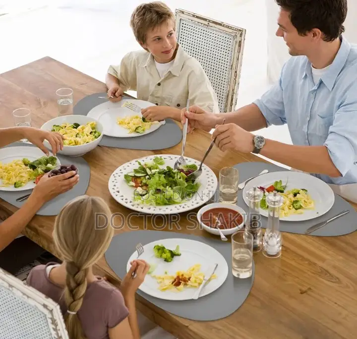 6pcs Oval Table Placemats
