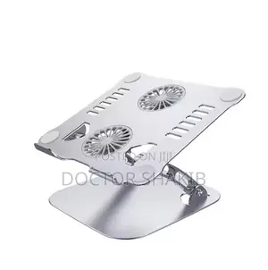 New in-Built Cooling Fan Adjustable Foldable Laptop Stand