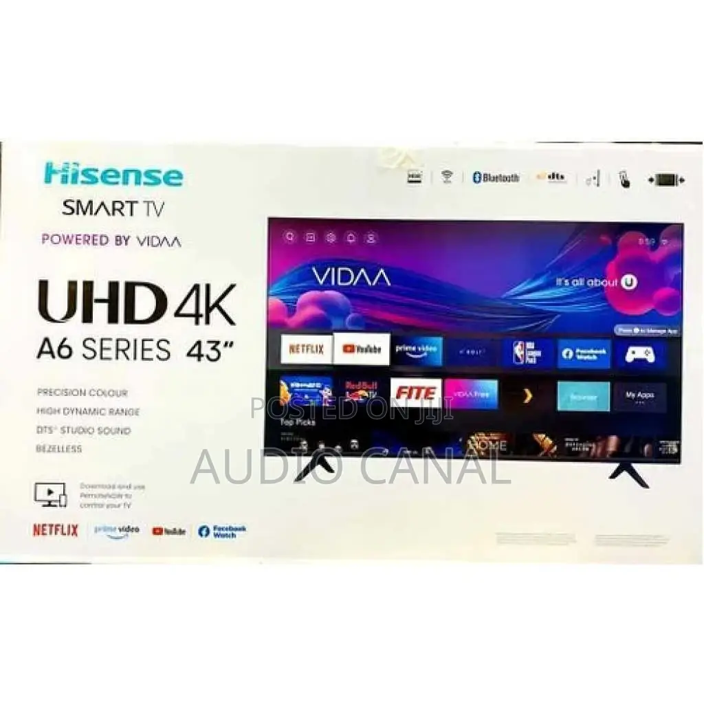 Hisense 43” UHD Smart Tv
