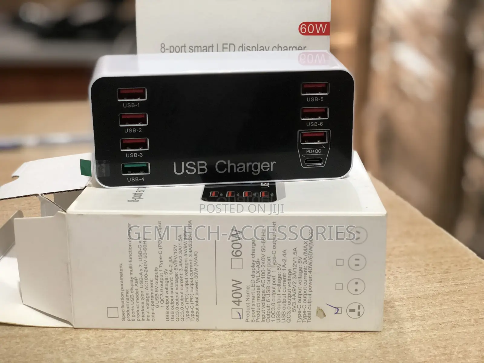 USB Charging Station 8ports