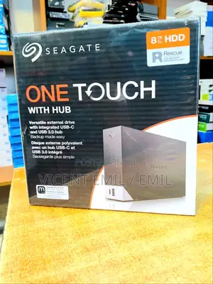 Seagate One Touch Hub 8tb Desk External HDD Usb-C Usb 3.0