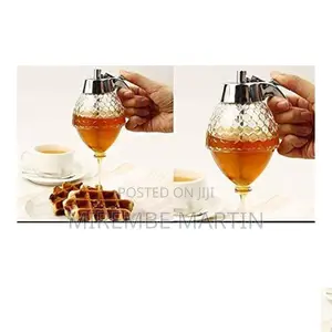 Glass Honey Dispenser.