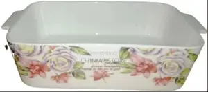 Rectangle Microwave Oven Baking Serving Dish Bowl,