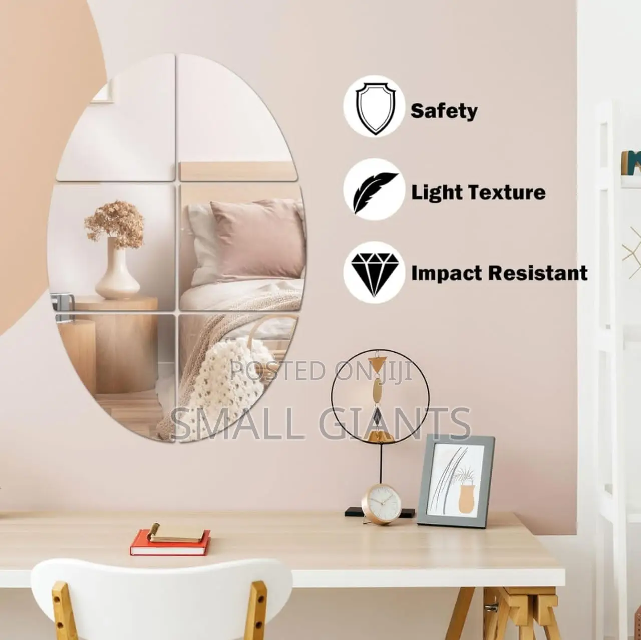 Flexible Self Adhesive Mirror Sticker
