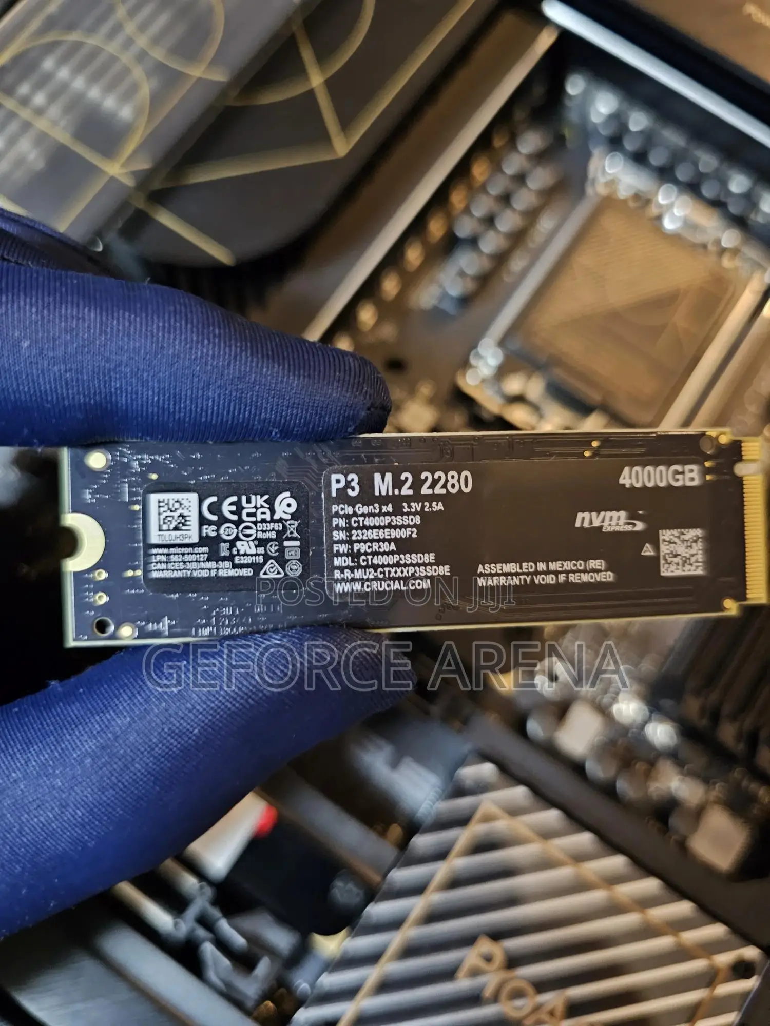 Crucial P3 4tb Nvme M.2 SSD - 4tb Gen3 SSD