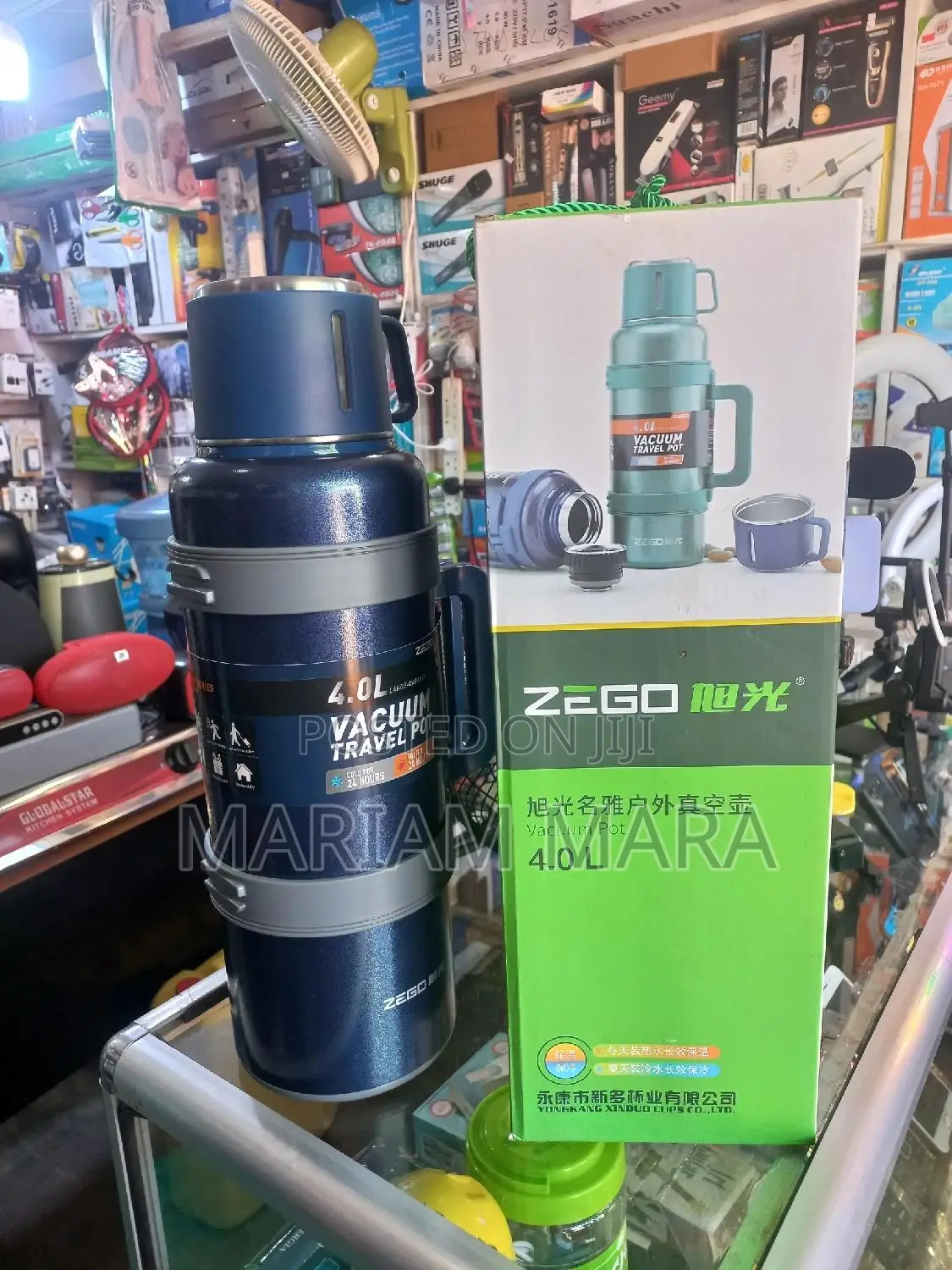 Vacuum Flask Four Litres Zego/Unbreakable Travel Pot
