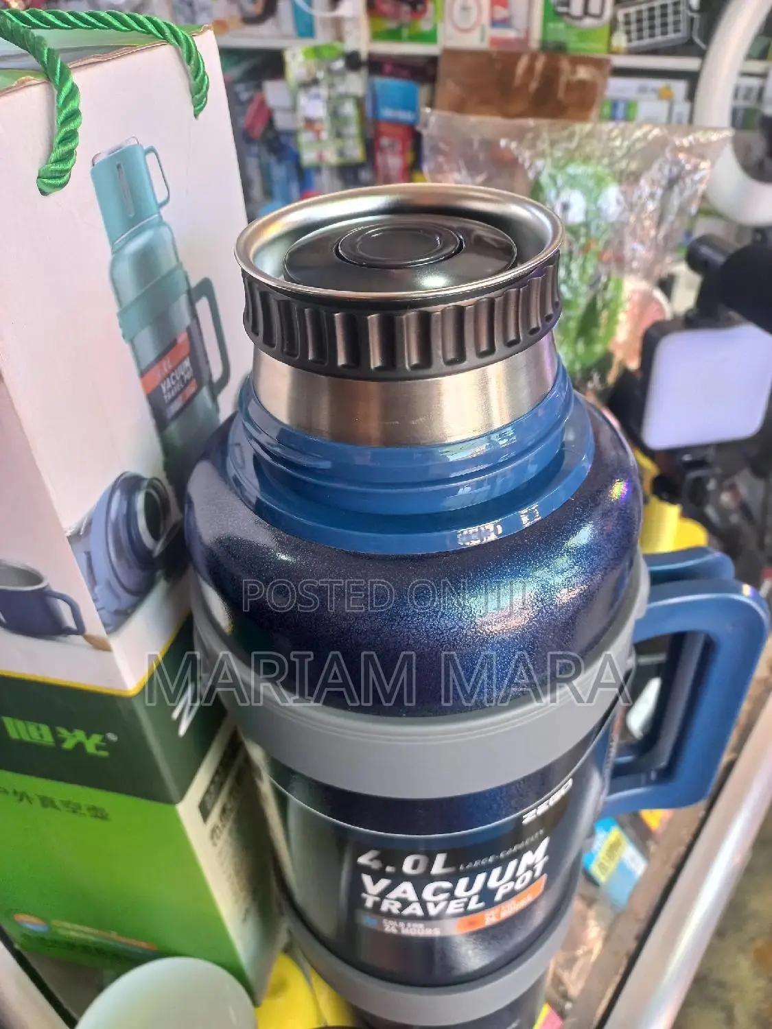 Vacuum Flask Four Litres Zego/Unbreakable Travel Pot