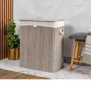 Bamboo Laundry Basket.