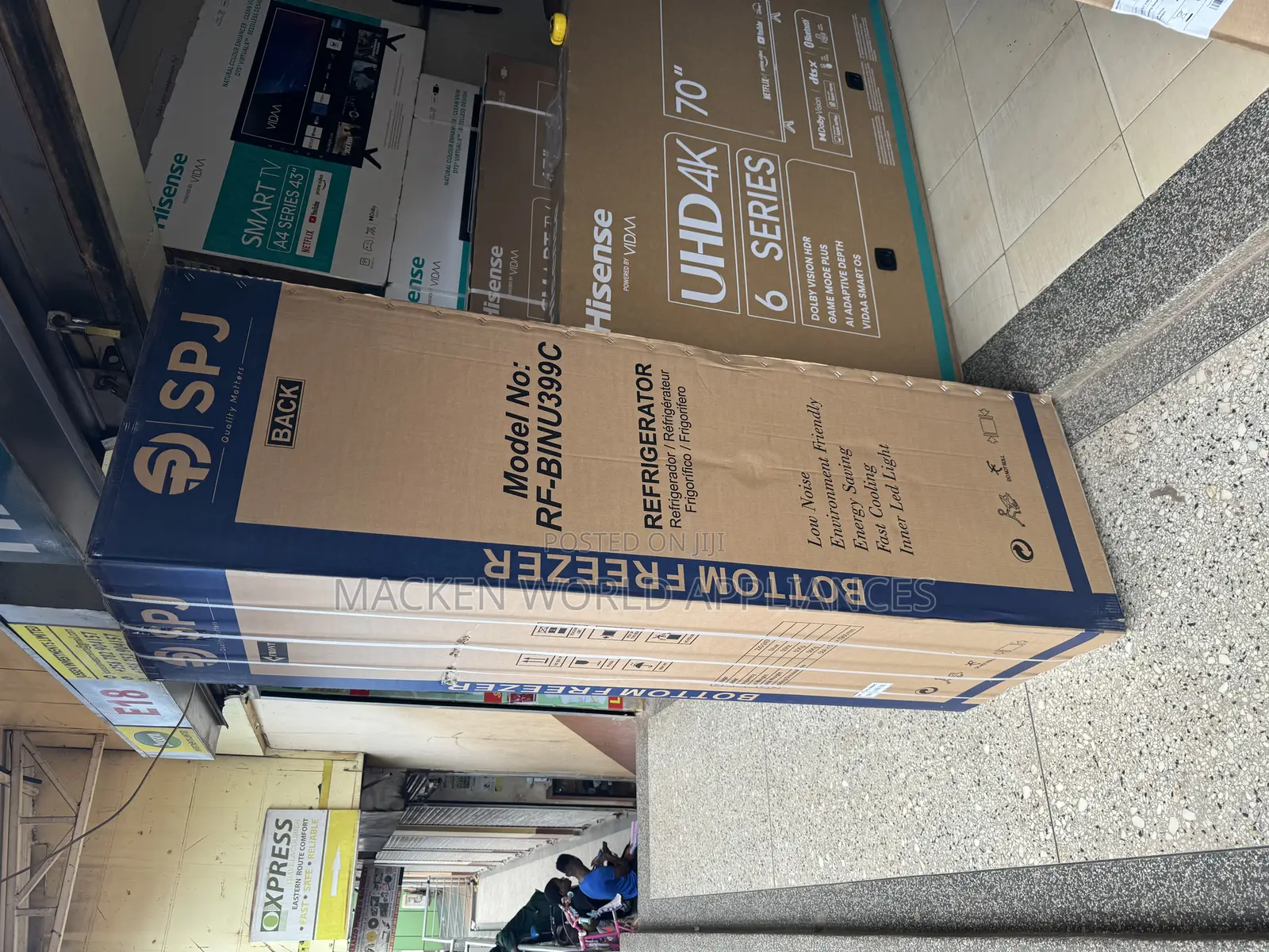 399 Liters SPJ Double Door Fridge