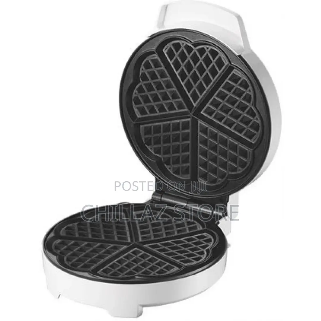 DSP Waffle Maker With Mini Heart-Shaped Waffles Grill