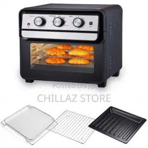 Sonifer 2-in-1 Toaster Air Fryer Oven 22L, Black