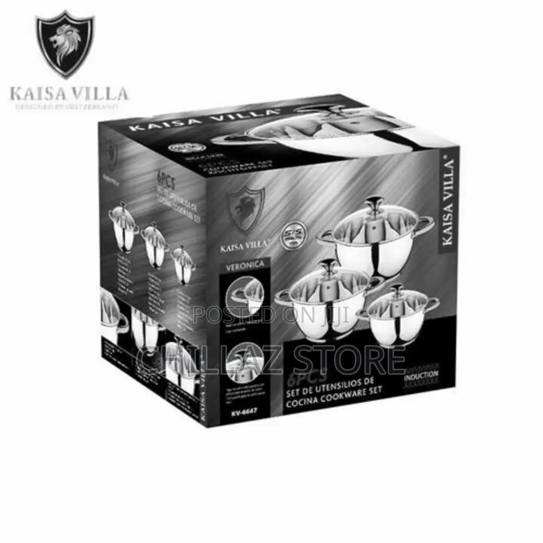 Lightbox
Kaisa Villa 6 Pieces of Saucepans Cookware