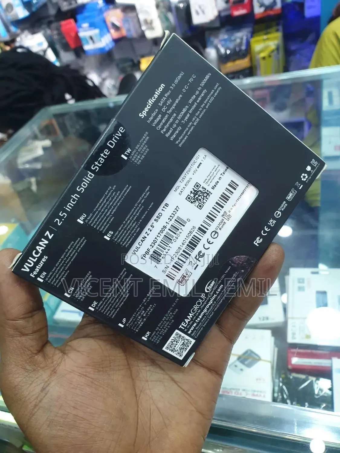 T-Force 1tb SSD Internal Vulcan Z Sata Iii