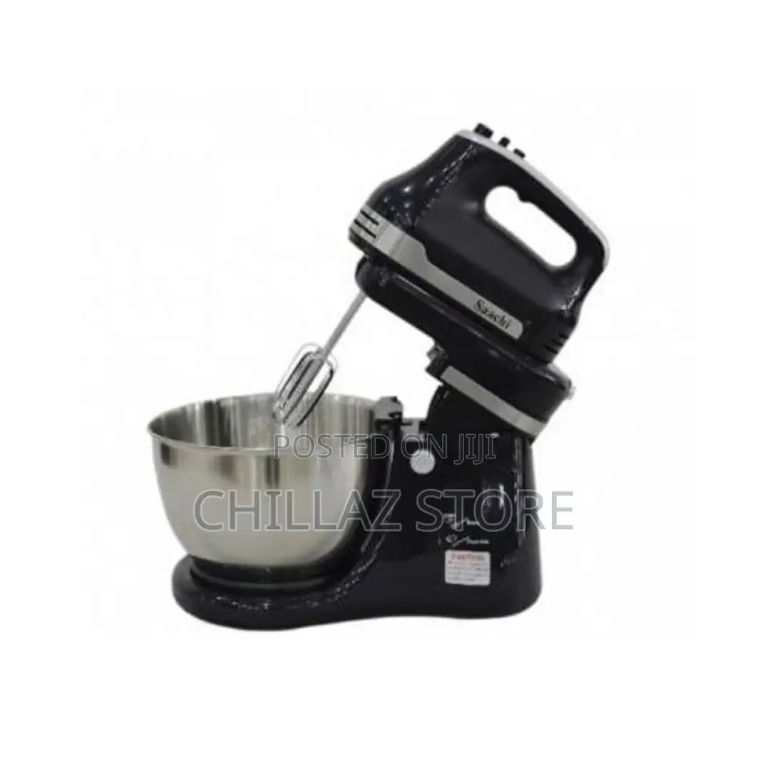 Saachi 5 Speed Hand Mixer With Stand Mixer
