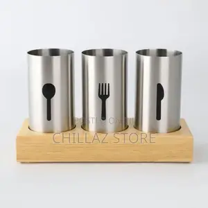 3- Pc Kitchen Fork, Spoon, Knife Cutlery Organizer Holder
