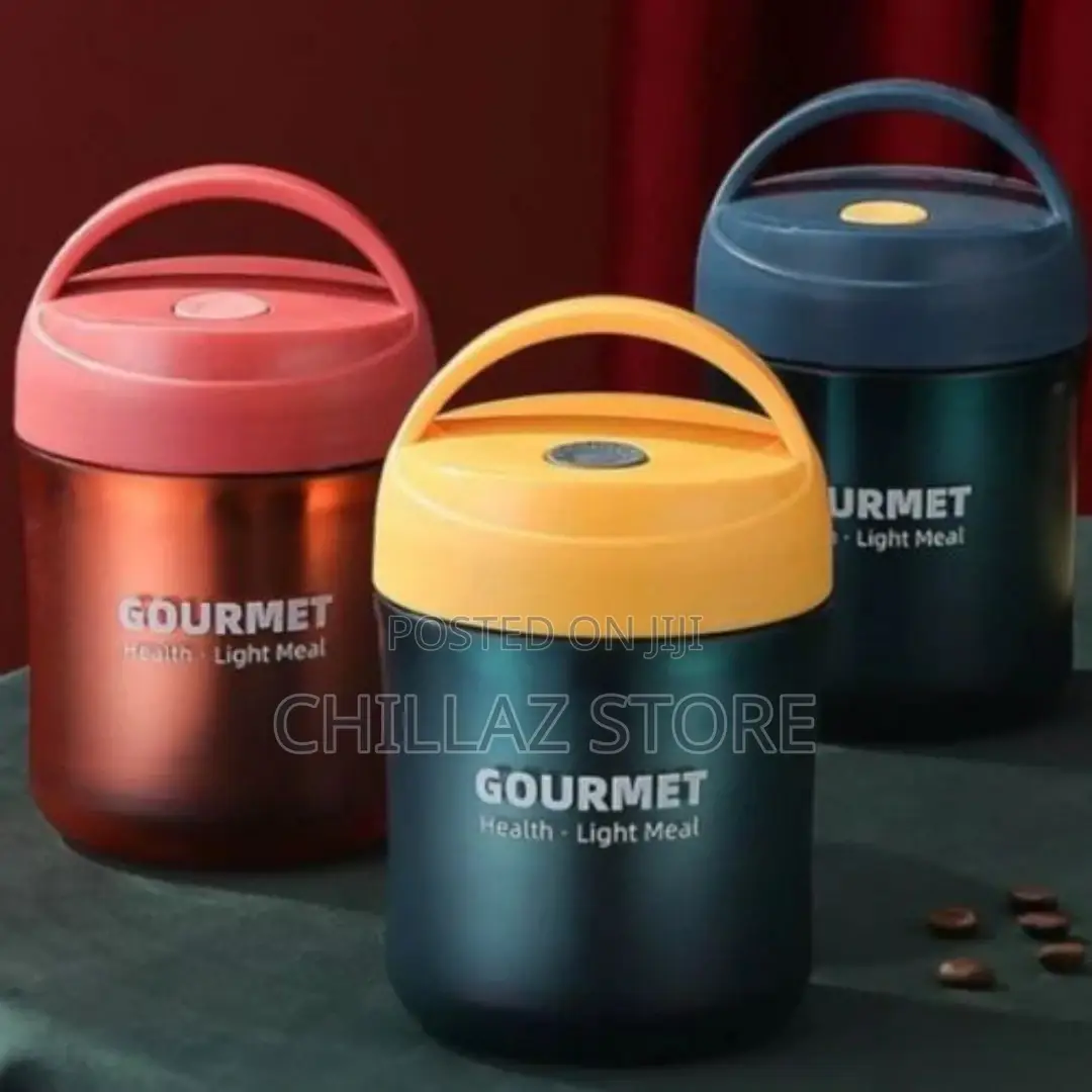 Gourmet Plastic Insulated Lunch Box Thermal Food Flask,500ml