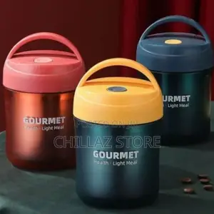 Gourmet Plastic Insulated Lunch Box Thermal Food Flask,500ml