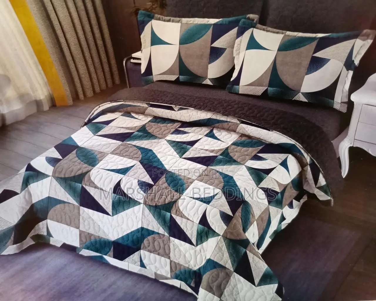 7x7 Super Cotton Bedspreads Set-Pics in Advert