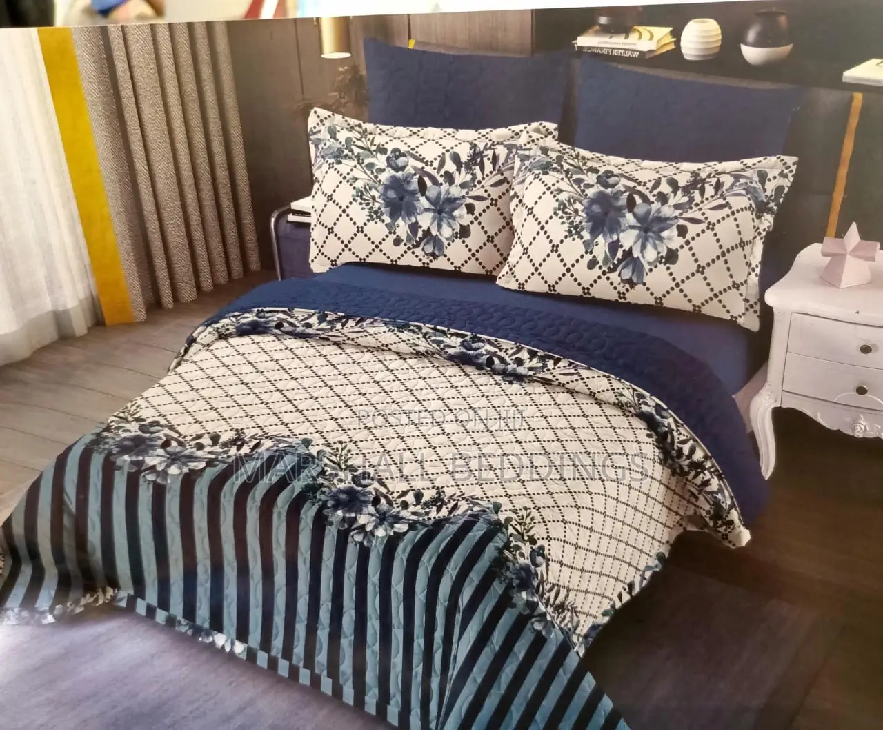 7x7 Super Cotton Bedspreads Set-Pics in Advert