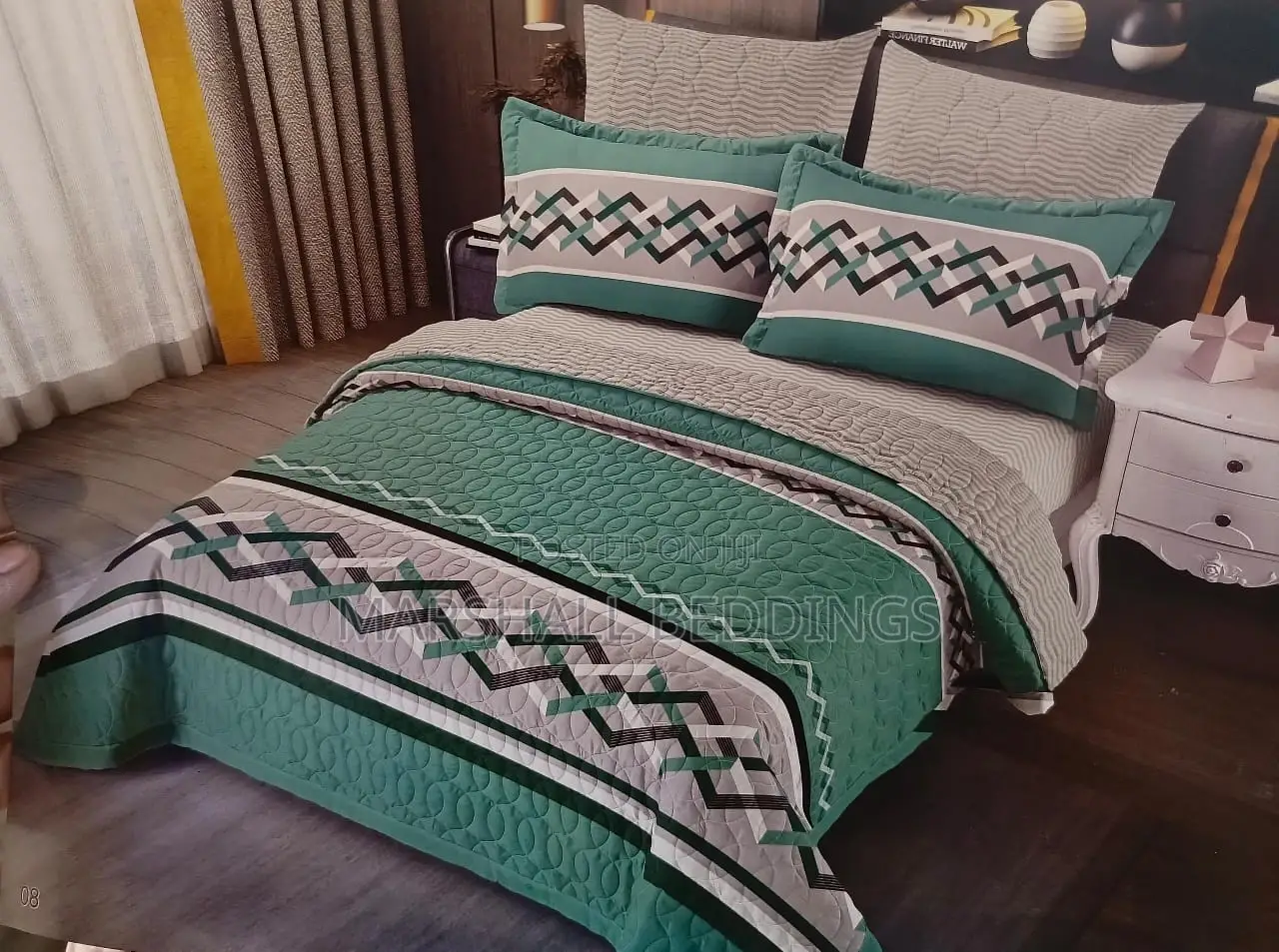 7x7 Super Cotton Bedspreads Set-Pics in Advert