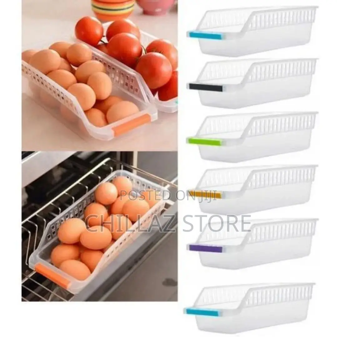 4 Pack Refrigerator Storage Organiser Box,