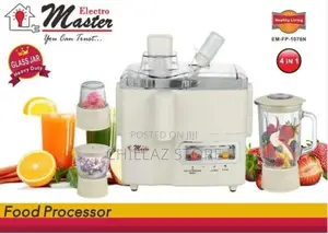 Electro Master EM-FP-1077 4 in 1 Food Processor