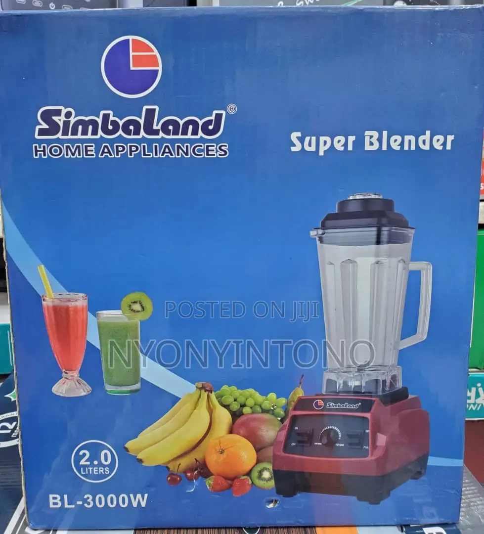 Simbaland Super Commercial Blender With Durable Motor.