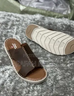 Original Brown Clarks Leather Light Sandals