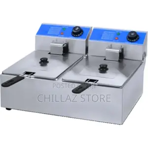 ADH 2-Tank 2-Basket 12lcommercial Double Electric Deep Fryer