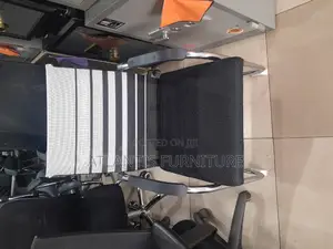 White Chair Black Seat