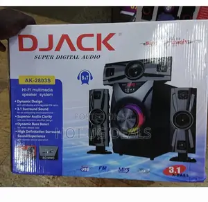 Djack Powerful Wireless Subwoofer With Dynamic Bass Boost