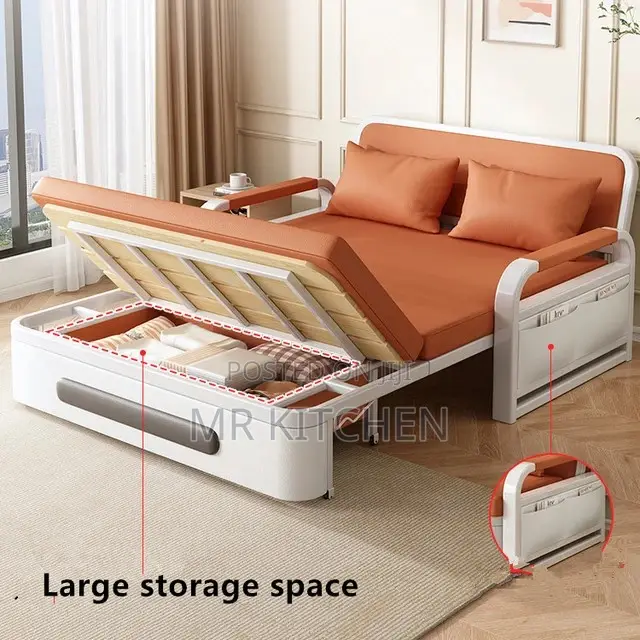 Foldable Living Room Sofa Beds (Double)