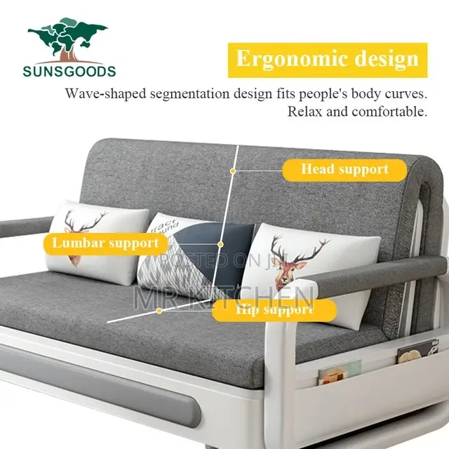 Foldable Living Room Sofa Beds (Double)