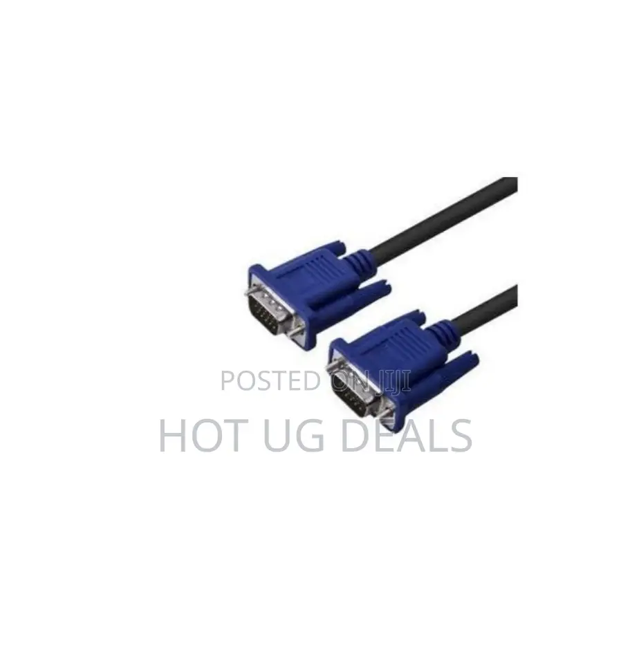 1.5metres High Quality VGA to VGA Cable - Blue,Black