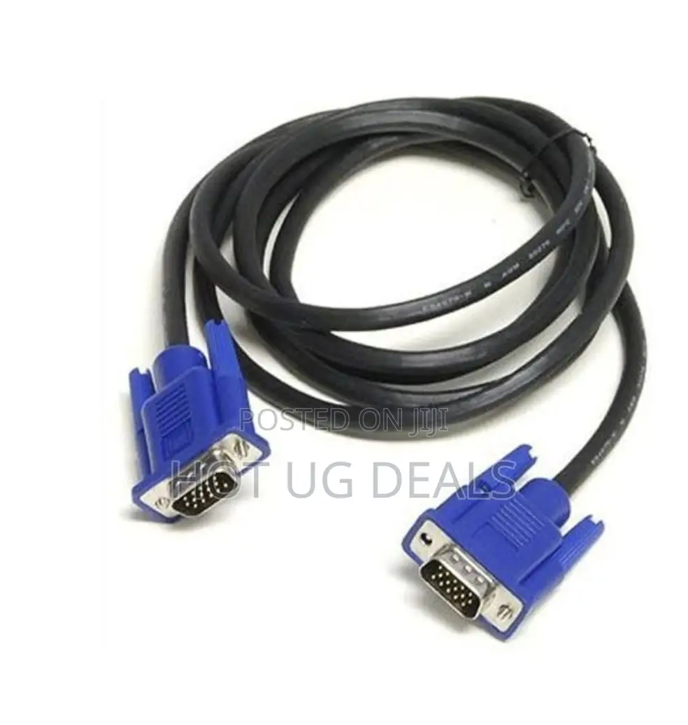 1.5metres High Quality VGA to VGA Cable - Blue,Black